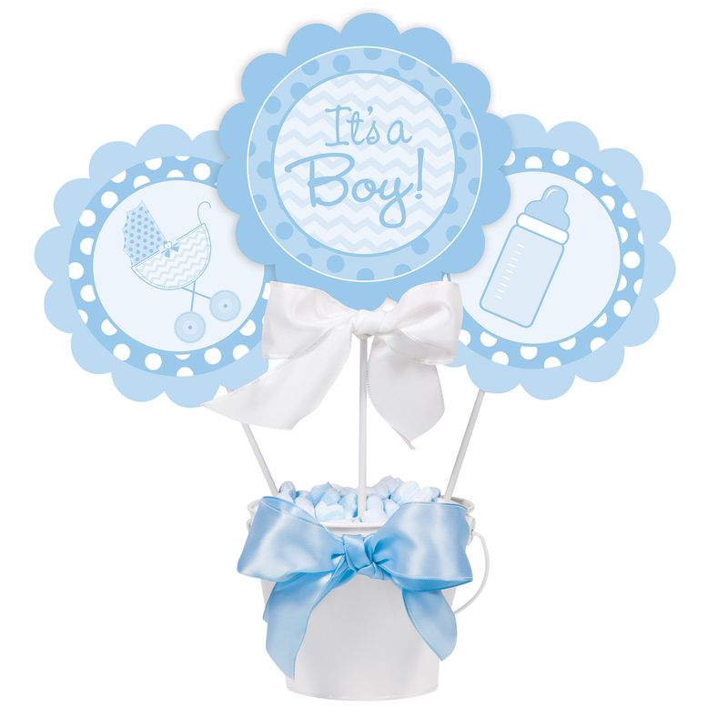 Baby Stecker 3 Stück  Blumen Stecker Taufe Babypary Geburt Deko Baby Shower 